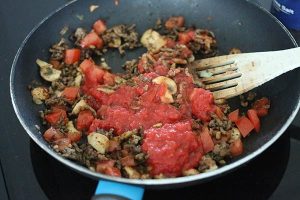 Italiaans gevulde courgette