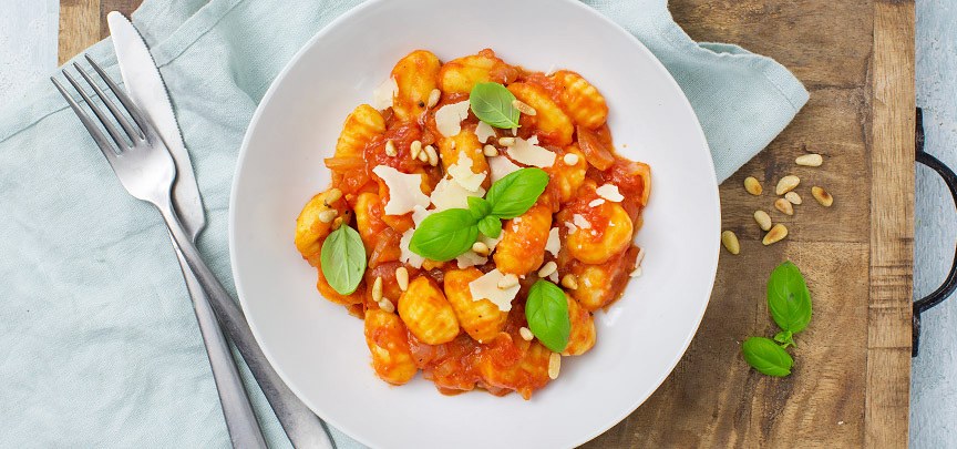 Gnocchi in tomatensaus