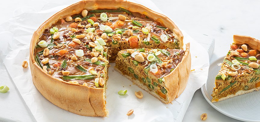Indische quiche