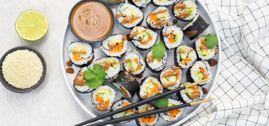 Vegetarische sushi