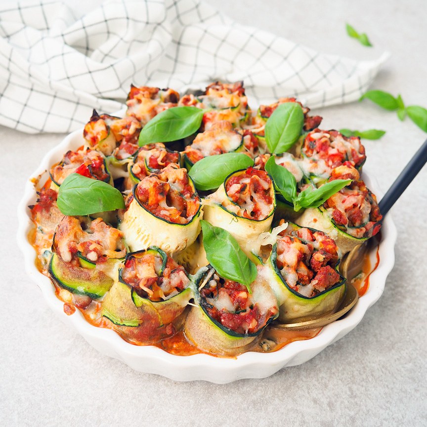  Courgette cannelloni bolognese 