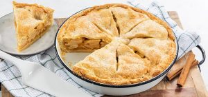 Amerikaanse appeltaart met dakje