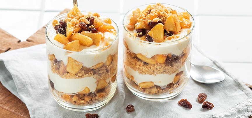 Appeltaart trifle