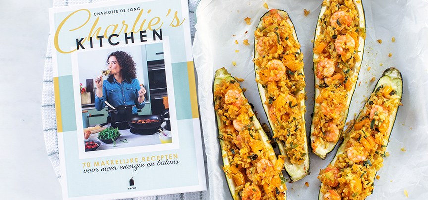 Gevulde courgette + boekreview Charlies Kitchen