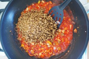 Courgette cannelloni bolognese