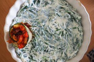 Courgette cannelloni bolognese