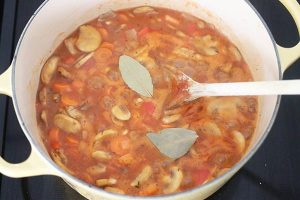 Vegetarische stoofschotel