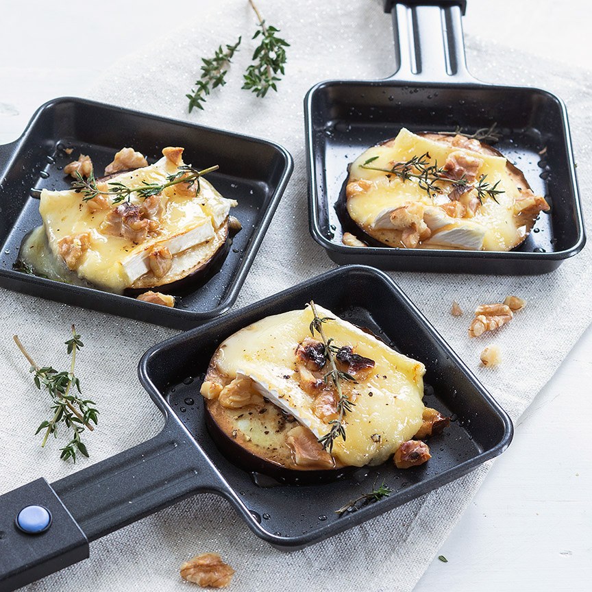 Gourmetrecept: aubergine met brie 