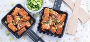 Oosters zalm gourmetpannetje
