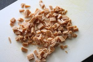 Macadamia koeken met salted caramel