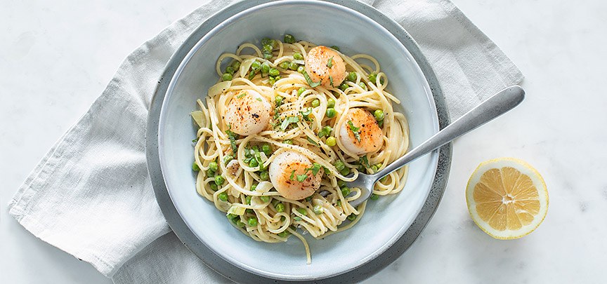 Spaghetti met coquilles