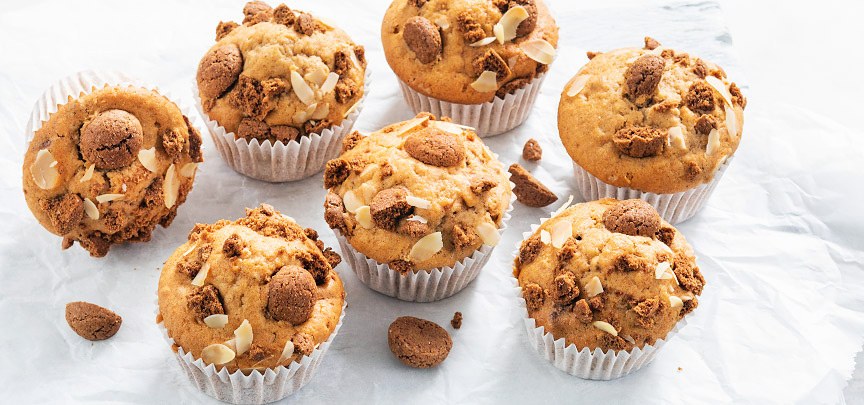 Sinterklaas muffins met kruidnoten