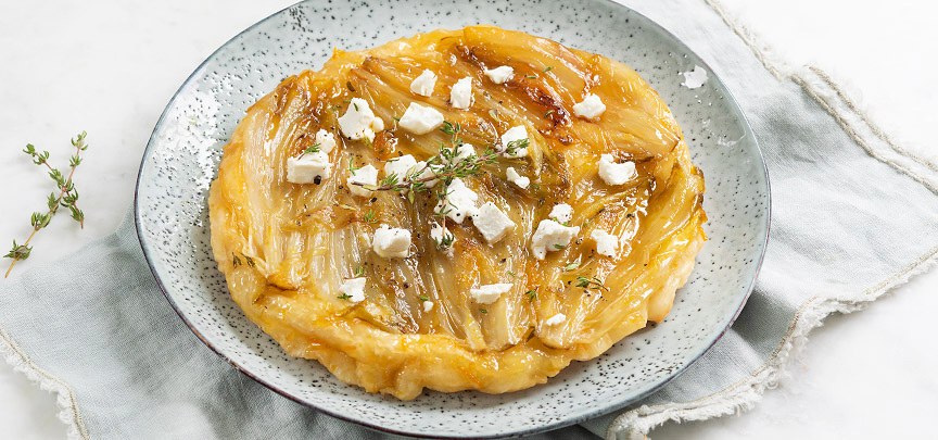 Tarte tatin met witlof