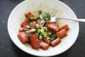 Oosters zalm gourmetpannetje