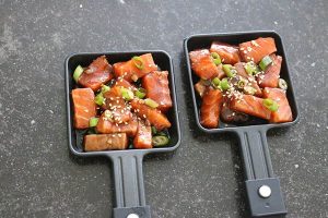 Oosters zalm gourmetpannetje