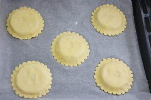 Appelbeignets met bladerdeeg uit de oven