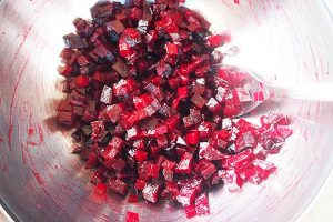 Vegetarische bietentartaar