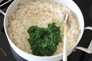Spinazie risotto