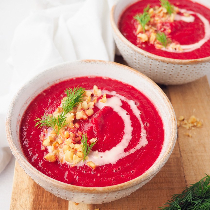 Rode bietensoep
