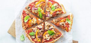 Snelle pizza van Turks brood