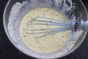 Preischotel met zalm