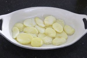 Preischotel met zalm