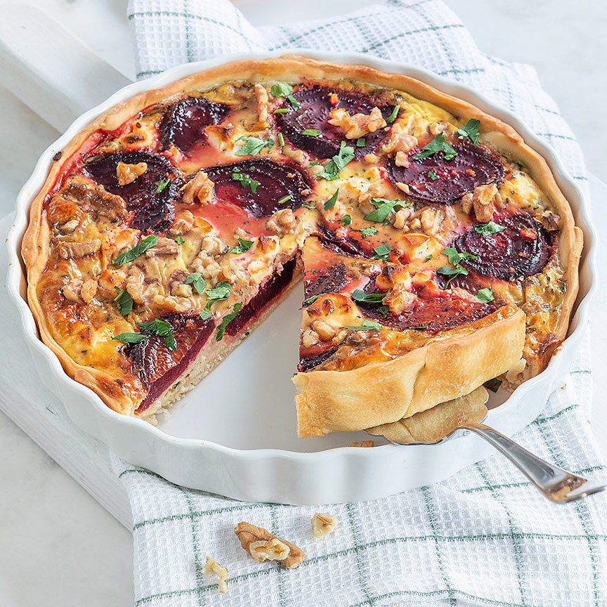 Bieten-quiche