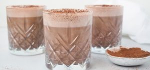 gezonde warme chocolademelk