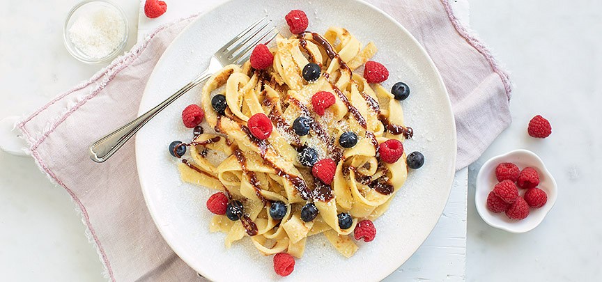 Pannenkoeken spaghetti