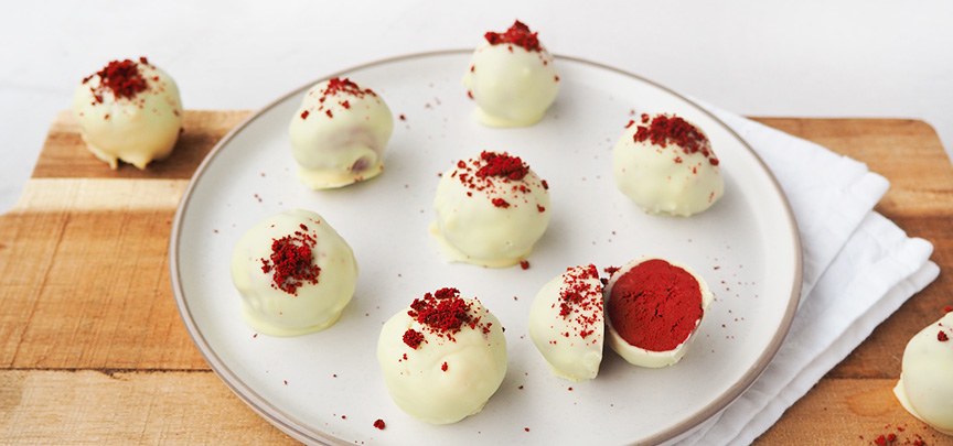 Red velvet truffels