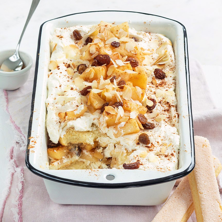 Tiramisu met appel
