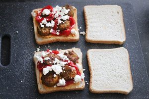 Tosti met falafel