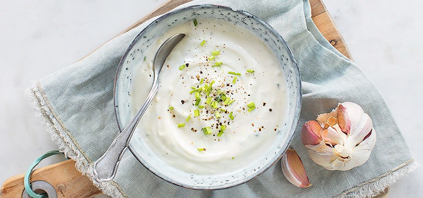 Knoflooksaus: makkelijk recept