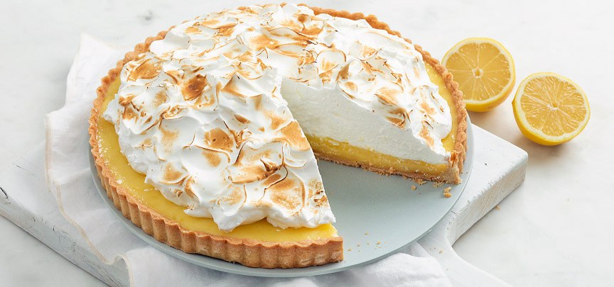 Citroen meringue taart