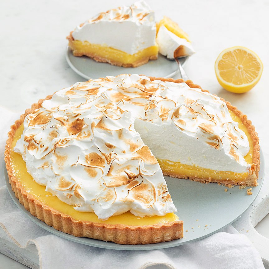 Citroen meringue taart
