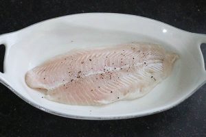 Vis met citroen uit de oven