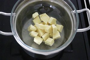 Witte chocolade mousse