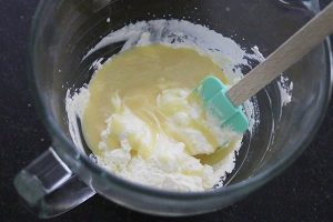 Witte chocolade mousse