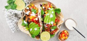 Barbecue pulled jackfruit wraps