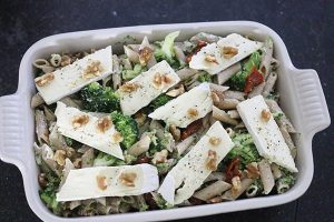 Broccolischotel met brie