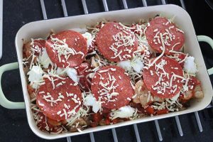 Bloemkool pizza schotel