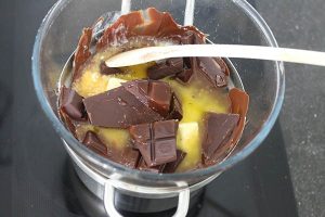 Chocoladetaart stap 1