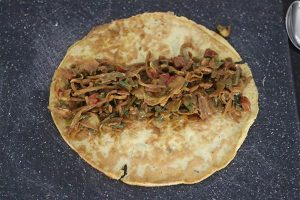 Javaanse omelet wrap