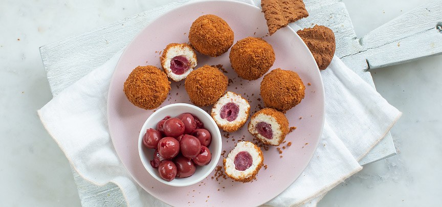 Monchou truffel bonbons met kersen