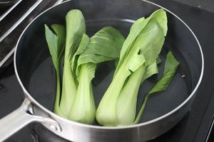 Sticky champignons met rijst