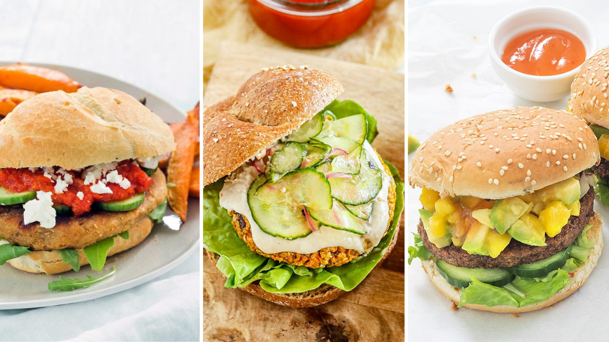 10 x vegetarische burgers
