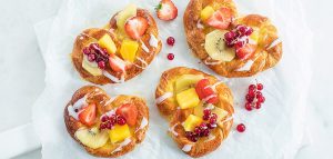 Deense broodjes met fruit