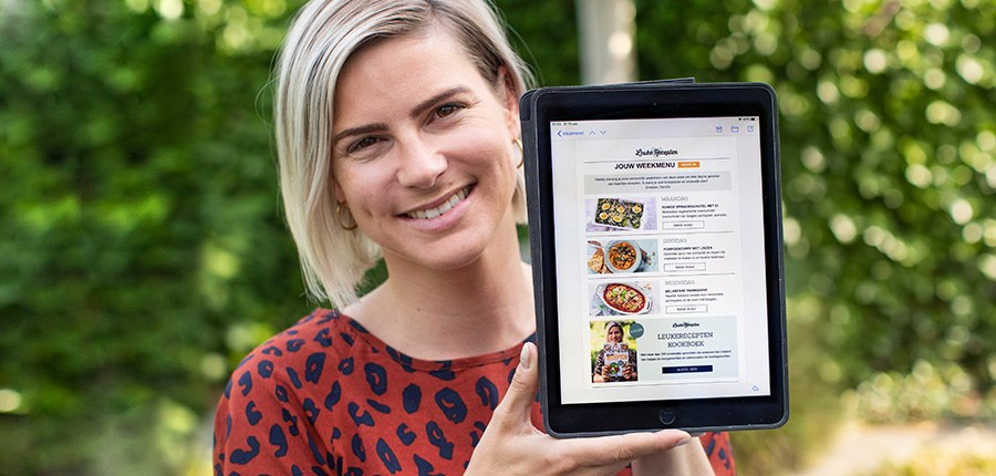 Nieuw! Persoonlijk weekmenu in je mail
