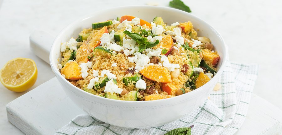 Couscous met perzik