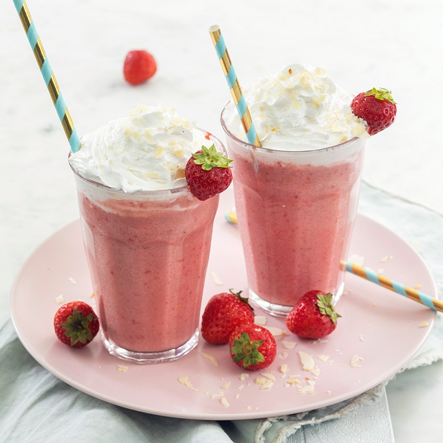 milkshake-aardbeien